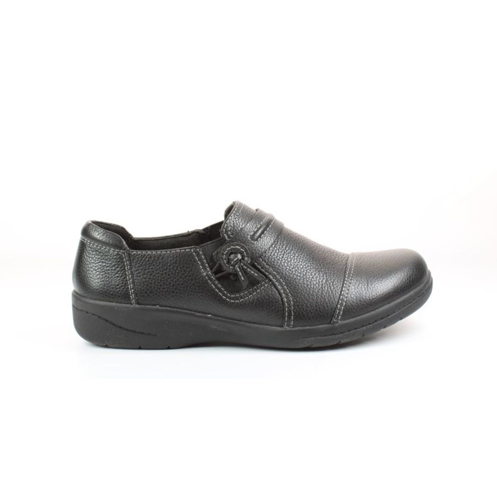 ‼️DONATED‼️ Clarks Womens Cheyn Black Loafers Size 7.5 Medium (B, M) (2439611)